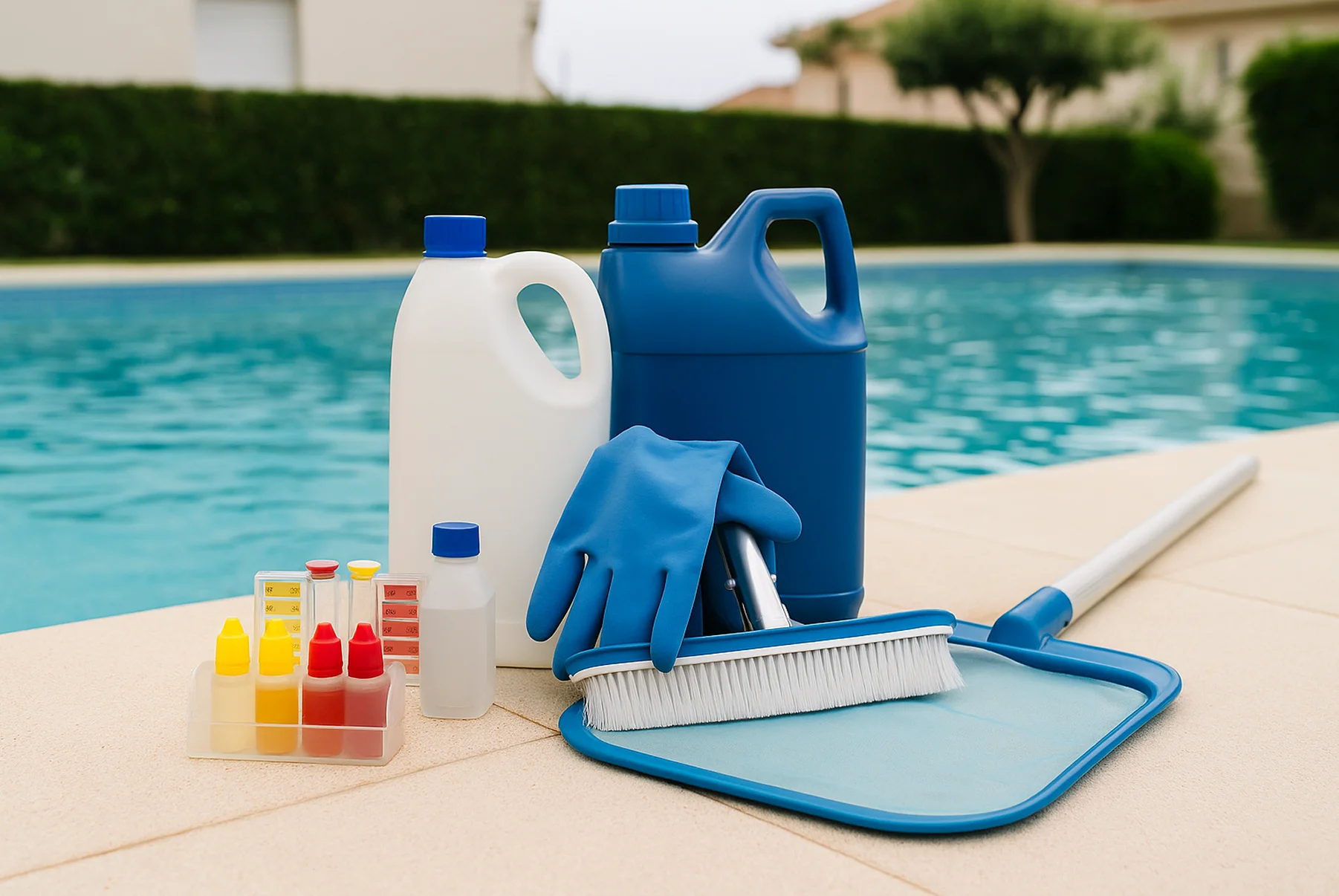 Regeln im Umgang mit Schwimmbadpflegemittel